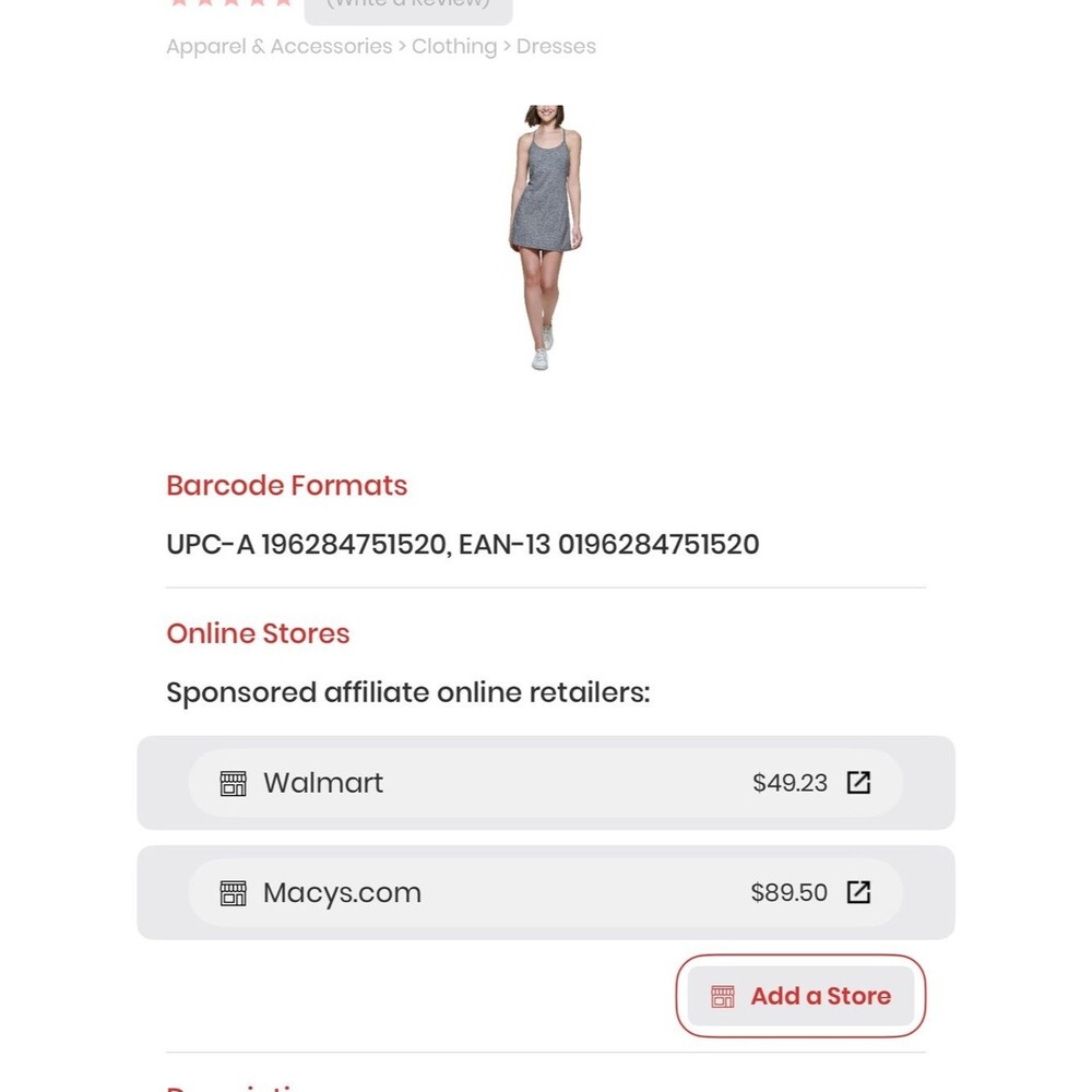 Calvin Klein Gray Tank Dress